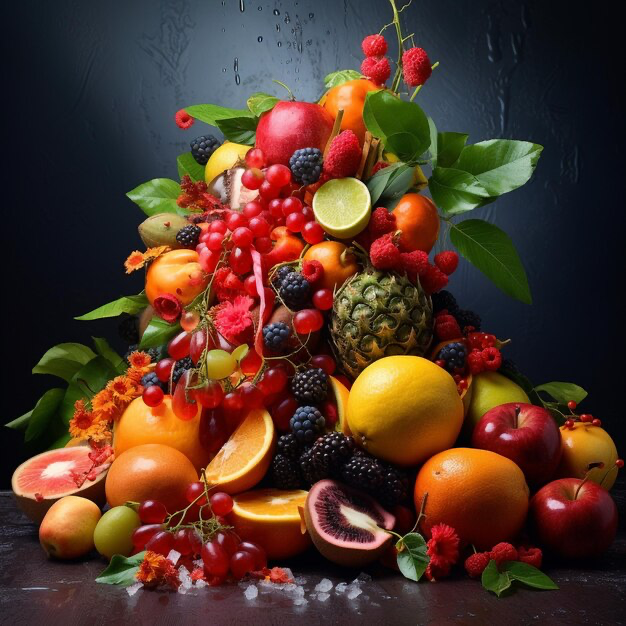 Aromaty spożywcze owocowe – kompozycja świeżych owoców do produkcji żywności